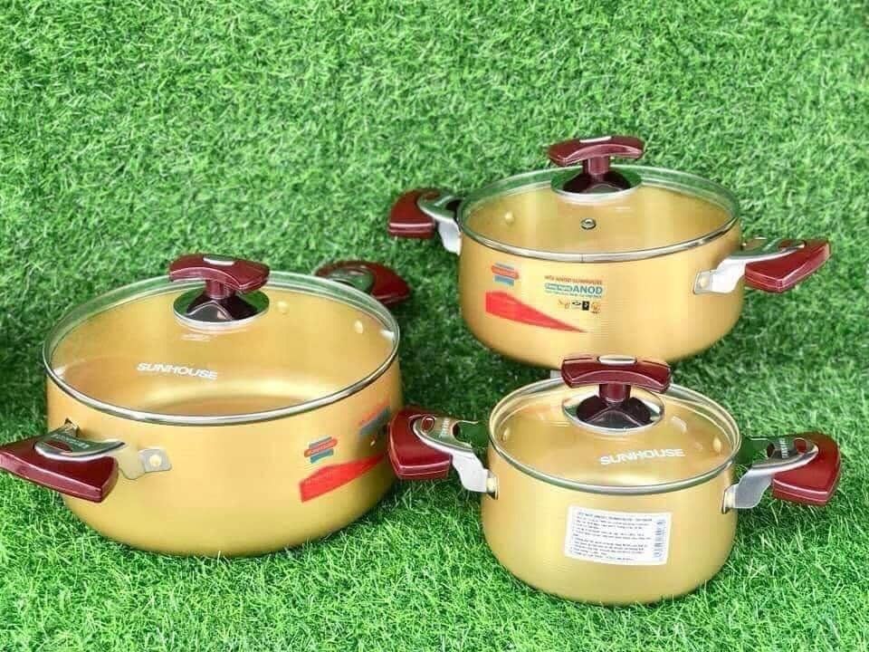 BỘ NỒI VÀNG SUNHOUSE